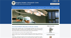 Desktop Screenshot of bangalorepediatricortho.com